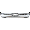 BP1336G Rear Bumper; 1966 Tempest, Lemans, GTO; With Round Backup Lamp Holes; Chrome - image 1