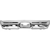 BP1340G Rear Bumper; 1967 Pontiac GTO; With Backup Lamp Holes; Chrome - image 1