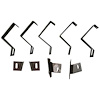 BP2036G Rear Bumper Valance Panel Bracket Set for 1970-1972 Pontiac GTO, LeMans [9-Piece]