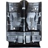 BP604670 Full Floor Pan Assembly with Bucket Seat Brackets for 1970-1972 Chevelle, Monte Carlo, Skylark, Cutlass, GTO - image 1