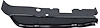 C1053L Under Rear Seat Floor Brace for 1967-1969 Chevy Camaro, Pontiac Firebird - F-Body [Left/Driver Side] - image 1