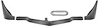 C15250 1970-73 Camaro; Aftermarket Front Spoiler Kit; Rally Sport; with RS Split Bumper; Except Standard, Z-28, SS - image 1