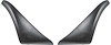 C15264 1970-81 Chevrolet Camaro; Rear Quarter Panel Splash Guards; RH & LH; Pair