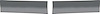 C15282 Rear Bumper Side Lower Extensions 1982-84 Camaro Z28; Fiberglass; Pair