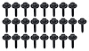 Hex Head Sems Bolt M6-1.0X30Mm Set Includes 25 10287379 - image 1