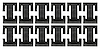 Lower Front Valance Panel Retainer GM 14100784 - Bulk Set Of 12 Pcs - image 1