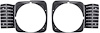 C1671A Headlamp Bezels 1969-72 Nova; RH and LH - image 1