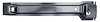 Fuel Tank Brace / Trunk Floor Reinforcement - Black EDP Coated  Left Side - image 1