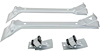 C2480W 1970-73 Camaro, Firebird; Fuel Tank Brace Set; 4 Piece Set; Silver Weld Thru Primer - image 1