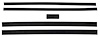 C67808 Universal Fuel Tank Anti Squeak Rubber Set; Various Models: 39 in. Long; For 1 in. Wide Straps - image 1