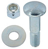 C953692 1967-76 GM; Convertible Top Pilot Bolt with Washer and Nut; Various Models - image 1