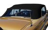 CD1029133 1958 Chevrolet, Pontiac Convertible; Top Only; Use With Glass Window; Vinyl; Black - image 2