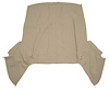 CD1032105 1962-63 Chevy II/Nova Convertible; Top Only; Use With Plastic Curtain; Vinyl; Tan - image 1