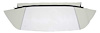 CD1032221 1962-63 Chevy II/Nova Convertible; Rear Window Only; Plastic; Vinyl; White - image 1