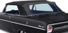 CD1032233 1962-63 Chevy II/Nova Convertible; Rear Window Only; Plastic; Vinyl; Black - image 2