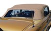 CD2029103 1958 Chevrolet, Pontiac Convertible; Top Only; Use With Glass Window; Canvas Cloth; Beige - image 2