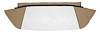 CD2032203 1962-63 Chevy II/Nova Convertible; Rear Window Only; Plastic; Canvas Cloth; Beige - image 1