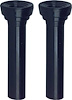 CLK701 1961-66 GM; Door Lock Knobs; Flat Head Design; Self-Threaded; Black; Pair