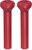 CLK802 1968-91 GM; Door Lock Knobs; Standard Interior; Smooth Design; Red; Pair - image 1