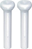 CLK810 1968-91 GM; Door Lock Knobs; Standard Interior; Smooth Design; Off White; Pair