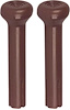 CLK818 1968-91 GM; Door Lock Knobs; Standard Interior; Smooth Design; Dark Saddle; Pair