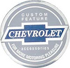 62-63 FULLSIZE SEAT BELT EMBLEM - image 1
