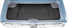 CM52088 1967-68 Camaro / Firebird Black Molded Trunk Carpet - image 1