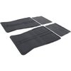 CM65101 1973-87 GM, Rubber Floor Mat Set, with GM Logo, Factory Style, Set of 4, Black - image 2