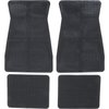 CM65101 1973-87 GM, Rubber Floor Mat Set, with GM Logo, Factory Style, Set of 4, Black - image 4