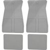 CM65105 1973-87 GM; Rubber Floor Mat Set; With GM Logo; Factory Style; Set of 4; Gray - image 2
