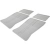 CM65105 1973-87 GM; Rubber Floor Mat Set; With GM Logo; Factory Style; Set of 4; Gray - image 3