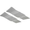 CM65105 1973-87 GM; Rubber Floor Mat Set; With GM Logo; Factory Style; Set of 4; Gray - image 4