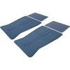 CM65106 1973-87 GM, Rubber Floor Mat Set, With GM Logo, Factory Style, Set of 4, Dark Blue - image 3
