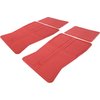 CM65107 1973-87 GM; Rubber Floor Mat Set; With GM Logo; Factory Style; Set of 4; Red - image 3