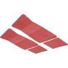 CM65107 1973-87 GM; Rubber Floor Mat Set; With GM Logo; Factory Style; Set of 4; Red - image 4