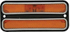 CP687201 1968-1972 GM Truck - Front LED Side Marker Light with Stainless Steel Trim - Amber - image 1