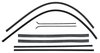 CR1056 Window Felt Kit for 1951-1955 Chevrolet, GMC Truck [Division Bars and Upper Channels] - image 2