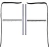 CR1061 1967-72 Chevrolet, GMC Pickup Truck; Door Glass Run and Windowfelt Set; With Black Bead Felts; 8 Piece Set - image 2