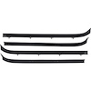 CR1064 1973-91 Chevy, GMC Crew Cab Pickup, Suburban 4 Door; Rear Door Windowfelt Kit; Beltline Moldings; 4 Piece Set - image 1