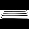 CR1070 1964-66 Chevrolet, GMC Pickup Truck, Suburban; Inner and Outer Door Window Felt Set, 4 Piece Set - image 2