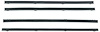 CR1072 1967-72 Chevrolet, GMC, Suburban; Belt Line Weatherstrip; For Rear Side Windows, Anti Rattle Felts; LH and RH; Inner and  - image 1