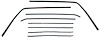 CR1111 Glass Run and Window Felt Anti-Rattle Set for 1981-1991 Chevy/GMC Trucks
