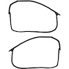 CR3037 Door Frame Weatherstrip Set for 1993-2002 Chevy Camaro, Pontiac Firebird Coupe without T-Tops