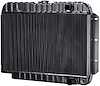 CRD1094A Radiator-1961-63 Impala/Full-Size 409 V8 Engine W/ AT-Notched 4-Row W/ Brass/Copper Core - image 1