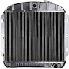 CRD1594AH 1960-62 Chevy Truck; 4-Row Radiator, High-Efficiency Core, Copper/Brass, L6/V8 w/AT, (19-1/4" x 23-1/2" x 2-5/8" Core) - image 1
