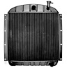 CRD1954A Radiator 1955-59 GMC Truck With Pontiac V8 And AT 3 Row Copper/Brass (22-3/8" x 23-1/2" x 2") - image 1