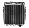 CRD5111S Radiator 1964-66 Mustang V8/260-289 With Manual Trans 3 Row Copper/Brass - image 1