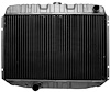 CRD5133S Radiator 1968-70 Mustang/Cougar V8/390-428 With Manual Trans 4 Row Copper/Brass - image 1