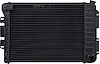 CRD99074S Radiator 1969 Copo Camaro Big Block V8 With Manual Trans 4 Row Copper/Brass Curved Inlet - image 1