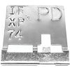 CS9873G 1970 Pontiac GTO, LeMans, Tempest; Radiator Tag; Code PD (IF, XP, 74); Ram Air III or IV; Air Conditioning; Heavy Duty C - image 1